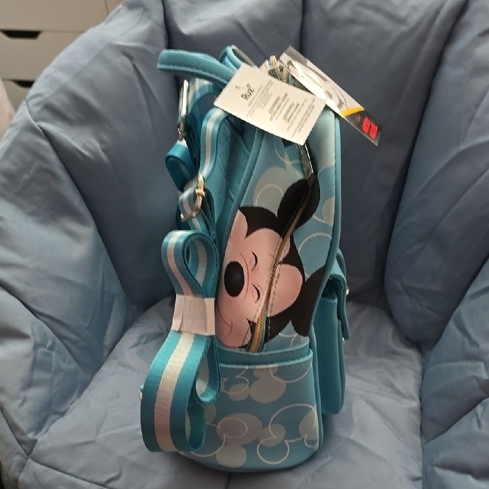 Disney Blue Mickey Mouse Backpack - Picture 3 of 3